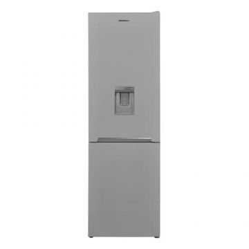 Combina frigorifica Heinner HCNF-V291SWDE++, 294 L, No Frost Multicooling, Freezer Shield, Iluminare LED, functie ECO, Clasa E, H 186 cm (Argintiu)