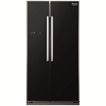 Side by Side Hotpoint SXBD 925G F, 515 l, Clasa A+, Negru