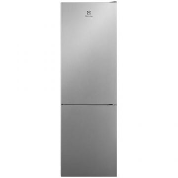 Combina frigorifica Electrolux LNT5ME32U1, 330 L, No Frost, Control electronic, Multi Flow, Iluminare LED, Clasa E, H 186 cm (Argintiu)