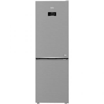 Combina frigorifica Beko B3RCNA364HXB1, 316 l, No Frost, HarvestFresh, AeroFlow, Kitchen Fit, Everfresh+, Clasa E, 186.5 cm (Argintiu)