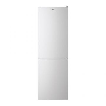 Combina frigorifica CANDY CCE3T618ES, No Frost, 341 l, H 185 cm, Clasa E, Wi-Fi (Argintiu)