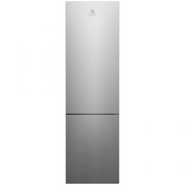 Combina frigorifica Electrolux ENT7MD36X, 363 l, Multi Flow, Control electronic, Iluminare LED, Usi reversibile, Clasa D, H 202 cm (Inox)