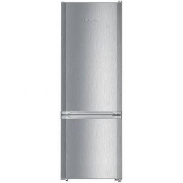 Combina frigorifica Liebherr CUele281-26, 265 l, Clsa E, VarioSpace, SmartFrost, H 161.2 cm, Argintiu