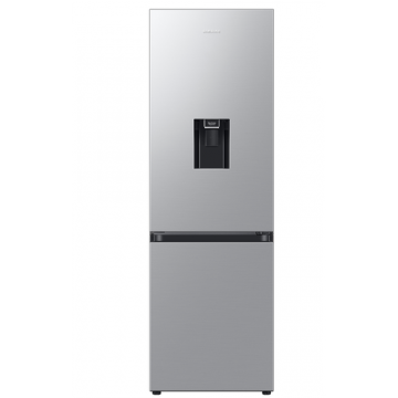 Combina frigorifica Samsung RB34C632ESA/EF, 341 l, No Frost, All-Around Cooling, Compresor Digital Inverter, Dozator apa, WiFi, Clasa E, H 185 cm, Inox