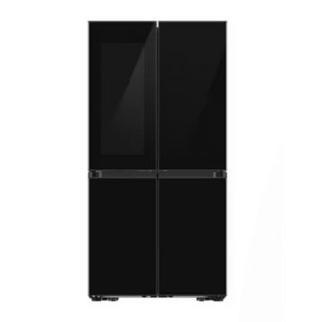 French Door Samsung RF65DB970E22EO, 645 l, See Thru, SmartThings AI Energy, Full No Frost, Twin Cooling Plus, Compresor Digital Inverter, Clasa E, 185.3 cm, Sticla neagra